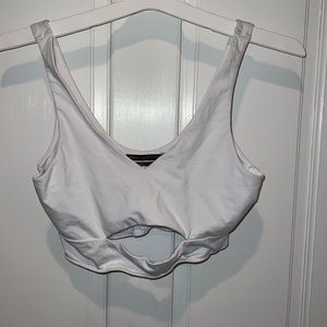 White tank with cutout